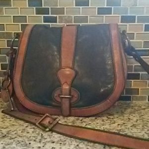 Vintage Fossil Reissue Flap Crossbody Bag